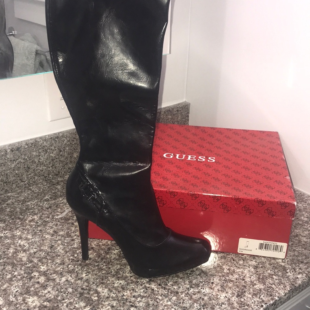 Guess, below the knee boots, size 8